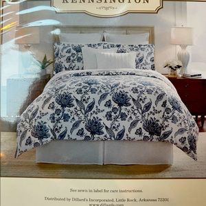 Southern Living Kennsington Floral Sateen Duvet Cover Mini Set Queen